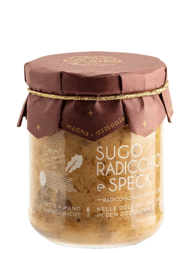 Sugo radicchio e speck