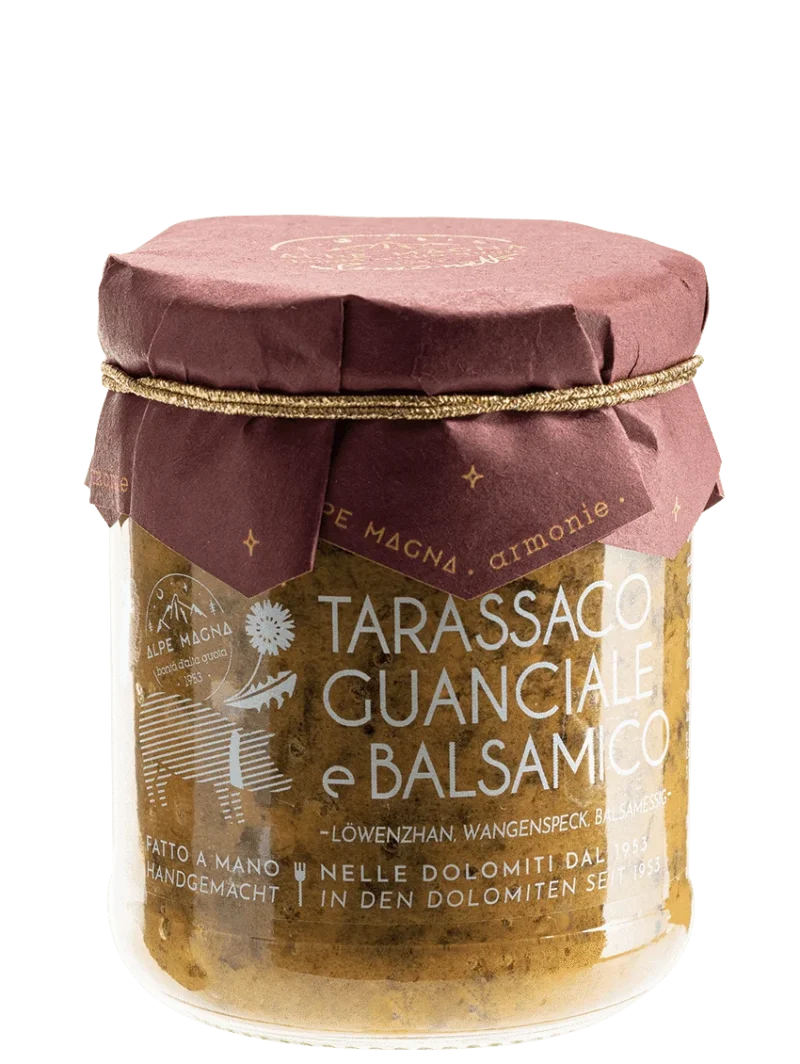 Tarassaco guanciale e balsamico