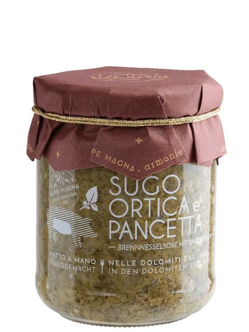 Sugo ortica e pancetta